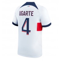 Pánský Fotbalový dres Paris Saint-Germain Manuel Ugarte #4 2023-24 Venkovní Krátký Rukáv